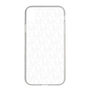 スリムプロテクションケース［ MICHAEL KORS - Signiture - Clear White ］