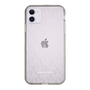 スリムプロテクションケース［ MICHAEL KORS - Signiture - Clear White ］