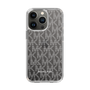 スリムプロテクションケース［ MICHAEL KORS - Signiture - Clear White ］