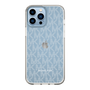 スリムプロテクションケース［ MICHAEL KORS - Signiture - Clear White ］