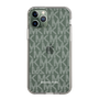スリムプロテクションケース［ MICHAEL KORS - Signiture - Clear White ］