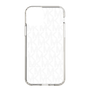 スリムプロテクションケース［ MICHAEL KORS - Signiture - Clear White ］