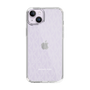 スリムプロテクションケース［ MICHAEL KORS - Signiture - Clear White ］
