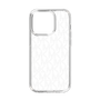 スリムプロテクションケース［ MICHAEL KORS - Signiture - Clear White ］