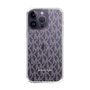 スリムプロテクションケース［ MICHAEL KORS - Signiture - Clear White ］