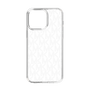 スリムプロテクションケース［ MICHAEL KORS - Signiture - Clear White ］