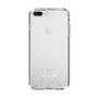 スリムプロテクションケース［ MICHAEL KORS - Signiture - Clear White ］