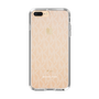 スリムプロテクションケース［ MICHAEL KORS - Signiture - Clear White ］