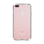 スリムプロテクションケース［ MICHAEL KORS - Signiture - Clear White ］