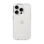 スリムプロテクションケース［ MICHAEL KORS - Signiture - Clear White ］