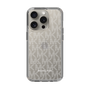 スリムプロテクションケース［ MICHAEL KORS - Signiture - Clear White ］