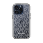 スリムプロテクションケース［ MICHAEL KORS - Signiture - Clear White ］