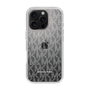 スリムプロテクションケース［ MICHAEL KORS - Signiture - Clear White ］