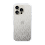 スリムプロテクションケース［ MICHAEL KORS - Signiture - Clear White ］