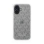 スリムプロテクションケース［ MICHAEL KORS - Signiture - Clear White ］