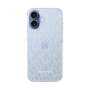 スリムプロテクションケース［ MICHAEL KORS - Signiture - Clear White ］