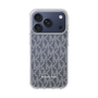 スリムプロテクションケース［ MICHAEL KORS - Signiture - Clear White ］