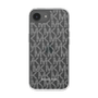 スリムプロテクションケース［ MICHAEL KORS - Signiture - Clear White ］