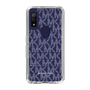 スリムプロテクションケース［ MICHAEL KORS - Signiture - Clear White ］