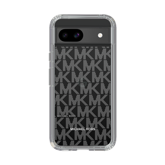 スリムプロテクションケース［ MICHAEL KORS - Signiture - Clear White ］