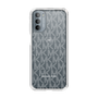 スリムプロテクションケース［ MICHAEL KORS - Signiture - Clear White ］