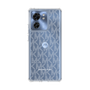 スリムプロテクションケース［ MICHAEL KORS - Signiture - Clear White ］
