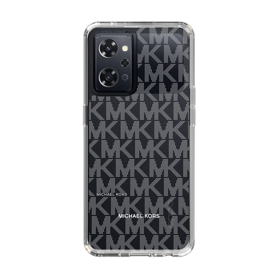 スリムプロテクションケース［ MICHAEL KORS - Signiture - Clear White ］