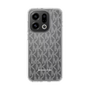 スリムプロテクションケース［ MICHAEL KORS - Signiture - Clear White ］