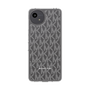 スリムプロテクションケース［ MICHAEL KORS - Signiture - Clear White ］