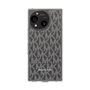 スリムプロテクションケース［ MICHAEL KORS - Signiture - Clear White ］