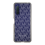 スリムプロテクションケース［ MICHAEL KORS - Signiture - Clear White ］
