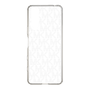 スリムプロテクションケース［ MICHAEL KORS - Signiture - Clear White ］