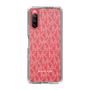 スリムプロテクションケース［ MICHAEL KORS - Signiture - Clear White ］
