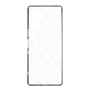 スリムプロテクションケース［ MICHAEL KORS - Signiture - Clear White ］