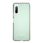 スリムプロテクションケース［ MICHAEL KORS - Signiture - Clear White ］