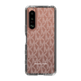 スリムプロテクションケース［ MICHAEL KORS - Signiture - Clear White ］