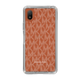スリムプロテクションケース［ MICHAEL KORS - Signiture - Clear White ］