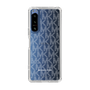 スリムプロテクションケース［ MICHAEL KORS - Signiture - Clear White ］