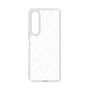 スリムプロテクションケース［ MICHAEL KORS - Signiture - Clear White ］