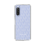 スリムプロテクションケース［ MICHAEL KORS - Signiture - Clear White ］