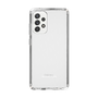 スリムプロテクションケース［ MICHAEL KORS - Signiture - Clear White ］
