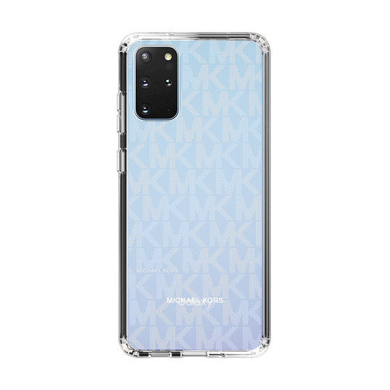 スリムプロテクションケース［ MICHAEL KORS - Signiture - Clear White ］