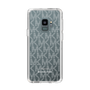 スリムプロテクションケース［ MICHAEL KORS - Signiture - Clear White ］