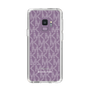 スリムプロテクションケース［ MICHAEL KORS - Signiture - Clear White ］