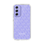 スリムプロテクションケース［ MICHAEL KORS - Signiture - Clear White ］