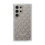 スリムプロテクションケース［ MICHAEL KORS - Signiture - Clear White ］