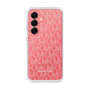 スリムプロテクションケース［ MICHAEL KORS - Signiture - Clear White ］