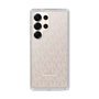スリムプロテクションケース［ MICHAEL KORS - Signiture - Clear White ］