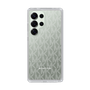 スリムプロテクションケース［ MICHAEL KORS - Signiture - Clear White ］