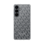 スリムプロテクションケース［ MICHAEL KORS - Signiture - Clear White ］